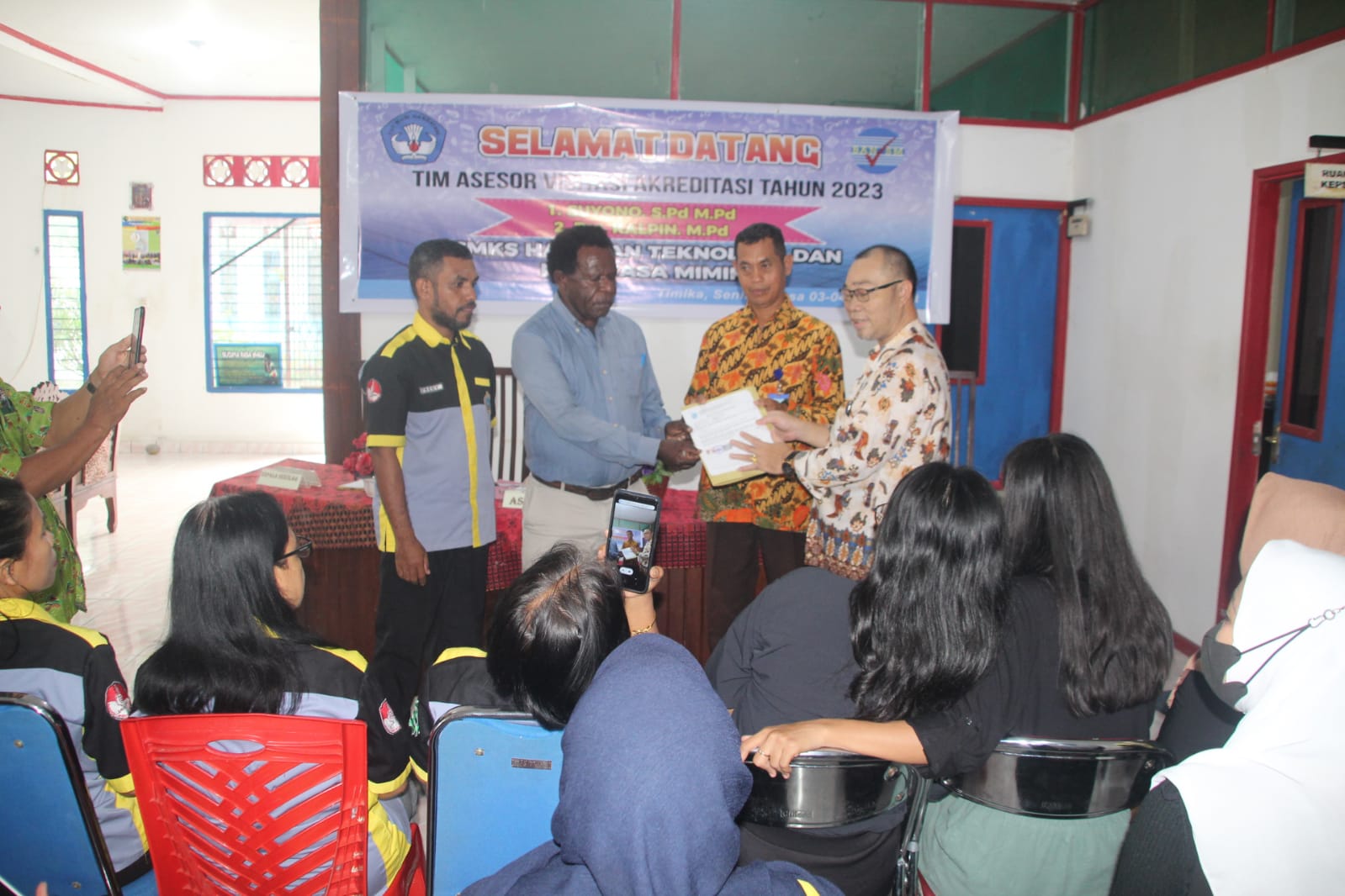 Akreditasi Sekolah Tahun 2023 Di SMK Harapan Timika,pendidikan timika, mimika, papua, papua tengah